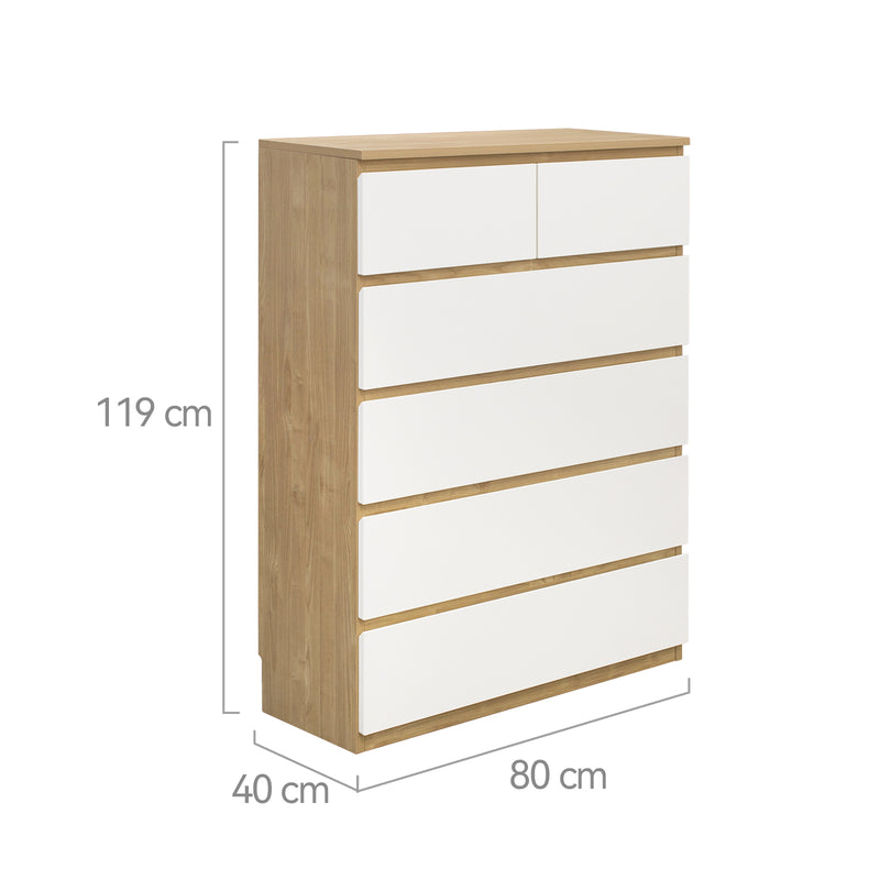 Sotta 6 Drawer Tallboy