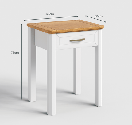 Stoven 1 Drawer Dressing Table - Proferlo Furniture AustraliaT8039 - 06 - V33/S24Proferlo Furniture AustraliaDresser