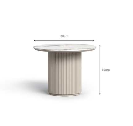Bruil Coffee Table - Proferlo Furniture AustraliaE6060 - 80 - White/Grey - 2Proferlo Furniture AustraliaCoffee Table