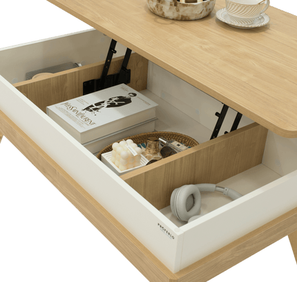 Apulia Lift Top Coffee Table - Proferlo Furniture AustraliaE6111 - 1055 - M88NFW/M11PWH - 0101Proferlo Furniture AustraliaCoffee Table