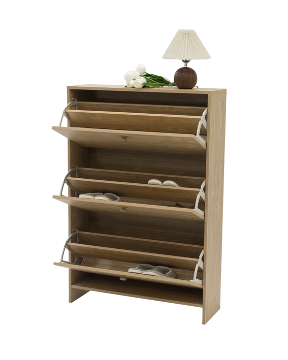Sisco 3 Drawer Shoe Cabinet