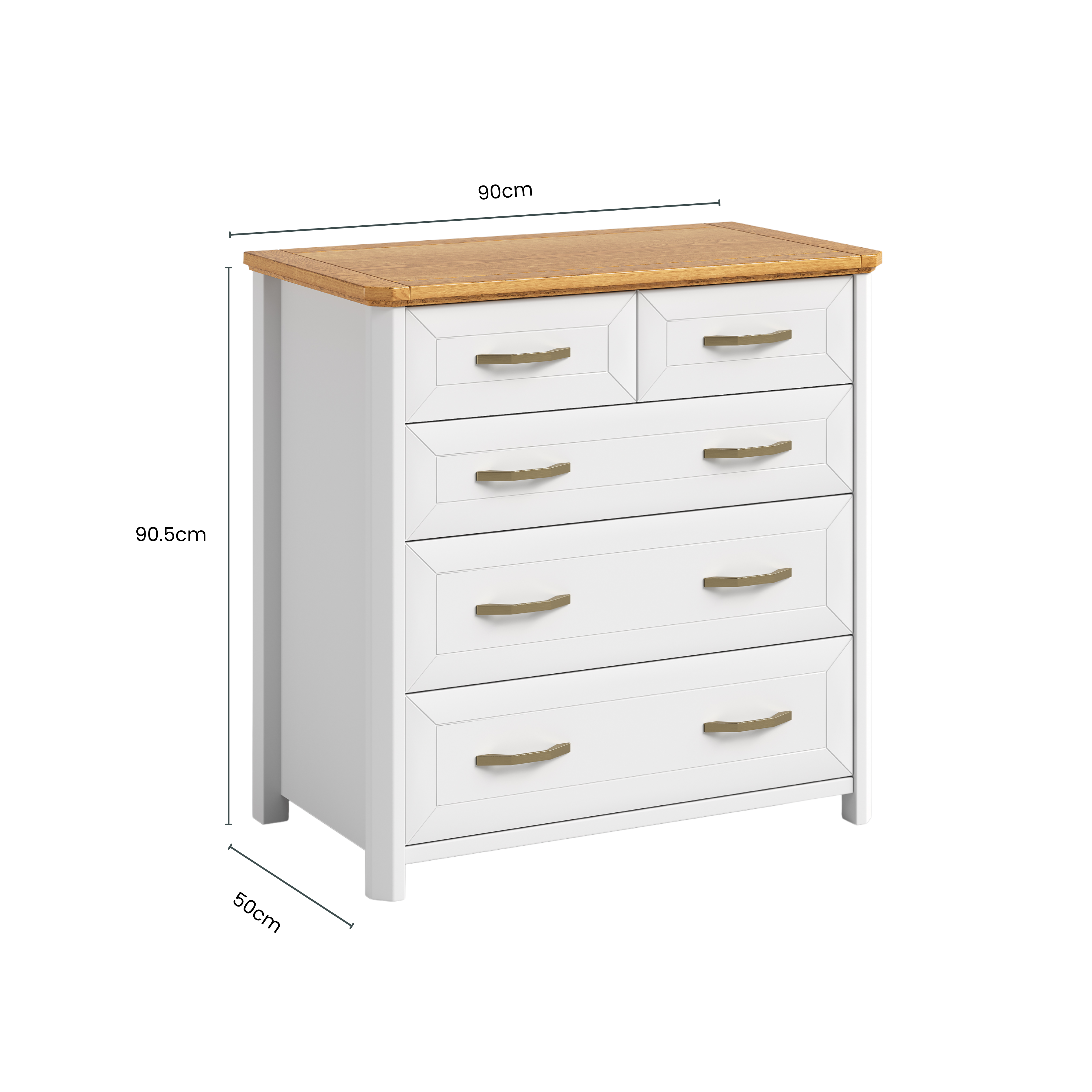 Stoven 5 Drawer Lowboy