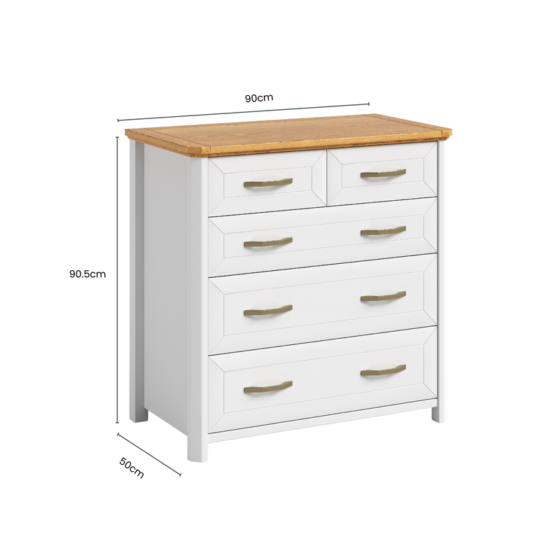 Stoven 5 Drawer Lowboy