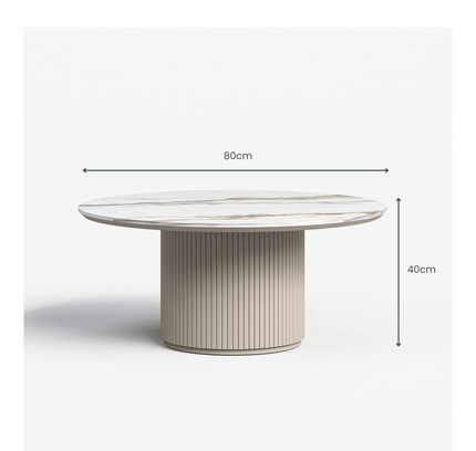 Bruil Coffee Table - Proferlo Furniture AustraliaE6060 - 80 - White/Grey - 2Proferlo Furniture AustraliaCoffee Table