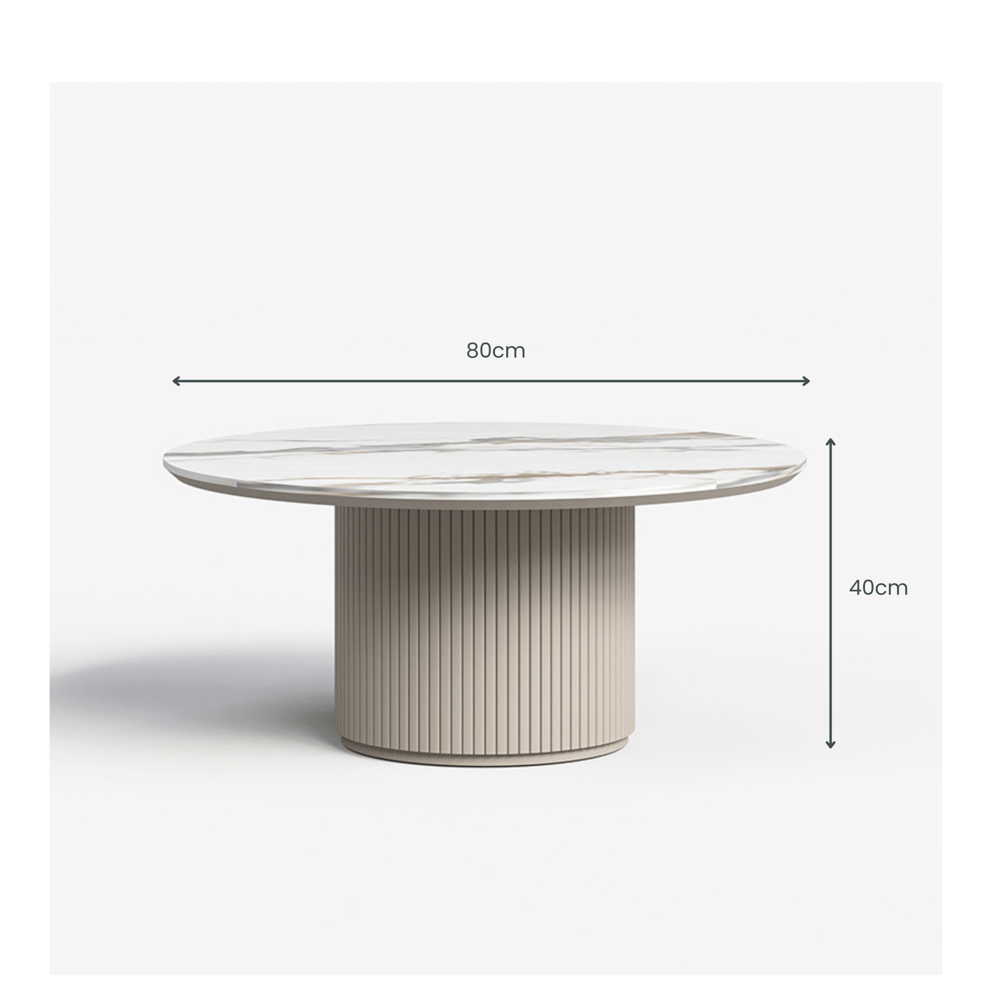 Bruil Coffee Table - Proferlo Furniture AustraliaE6060 - 80 - White/Grey - 2Proferlo Furniture AustraliaCoffee Table