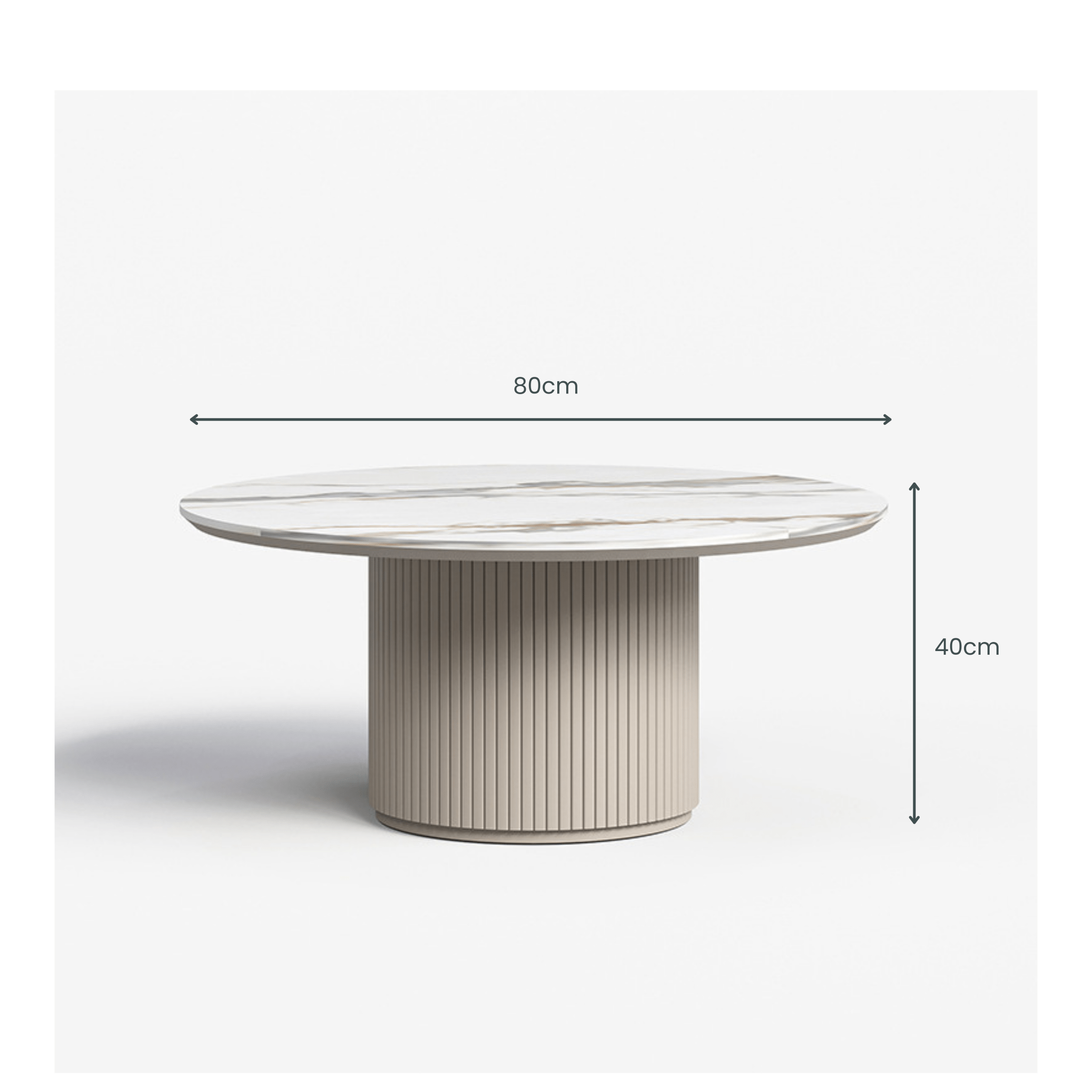 Bruil Coffee Table - Proferlo Furniture AustraliaE6060 - 80 - White/Grey - 2Proferlo Furniture AustraliaCoffee Table