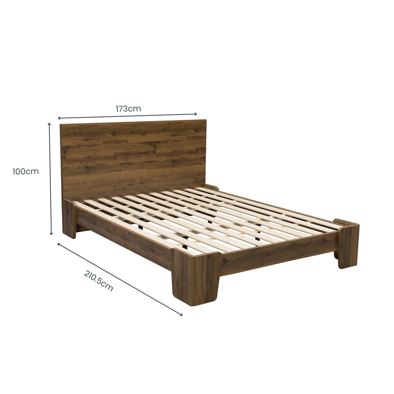 Corsi Bed Frame + Mattress Set (Olympic Queen)
