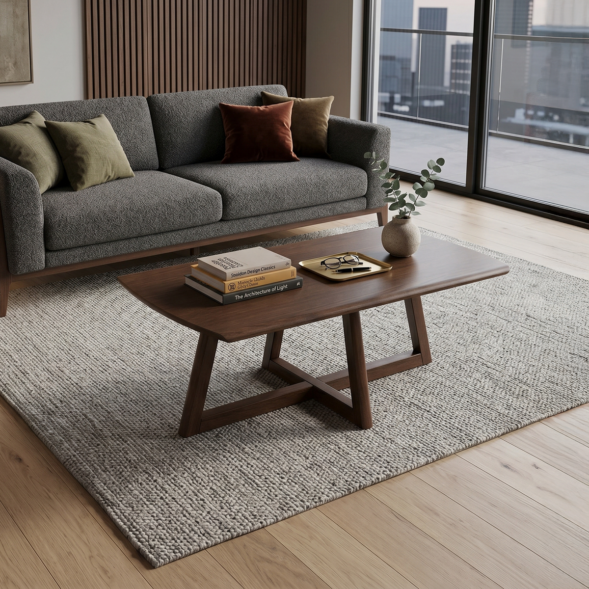 Arezzo Blade Solid Wood Coffee Table