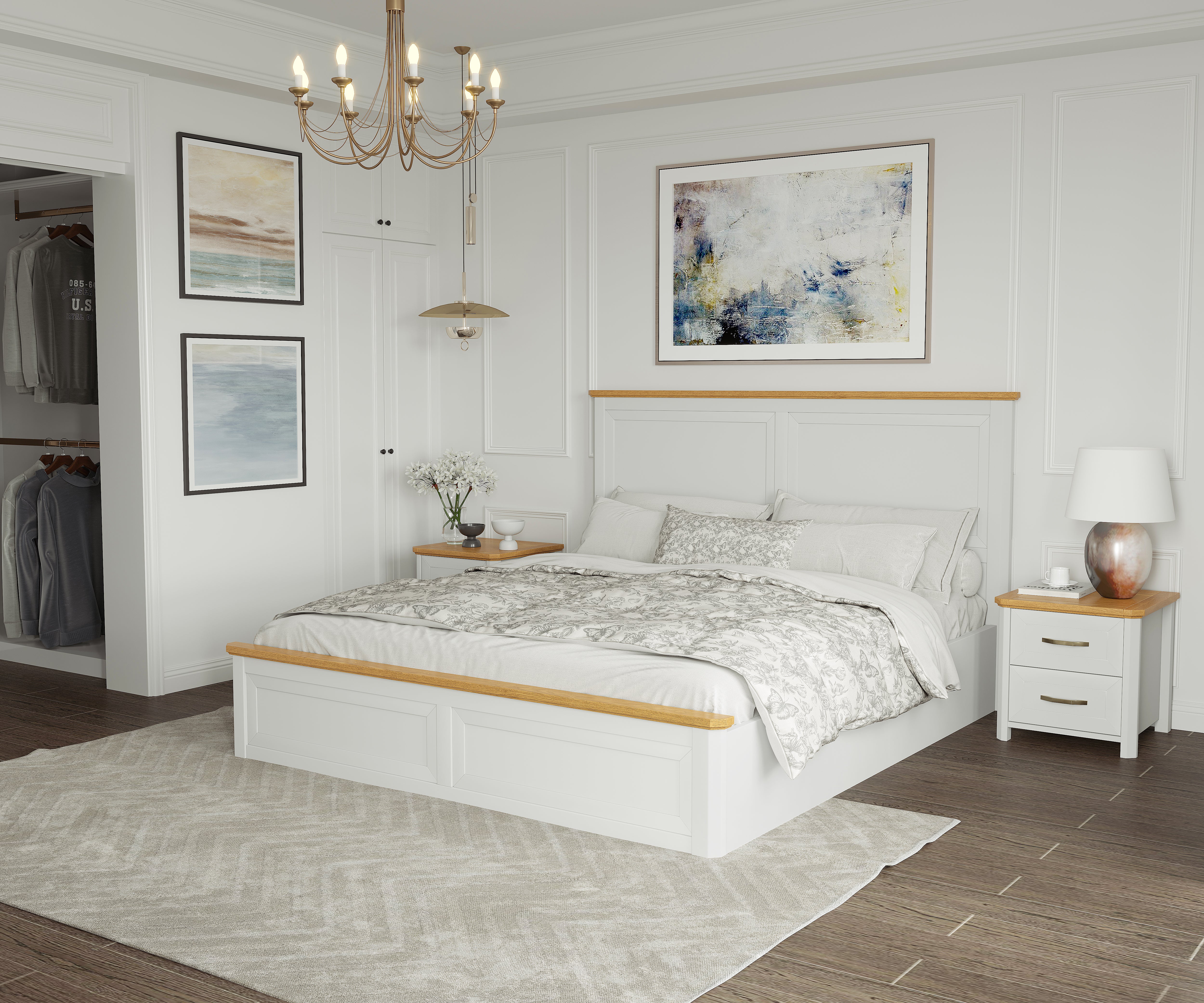 Stoven Gas-Lift Storage Bed Frame