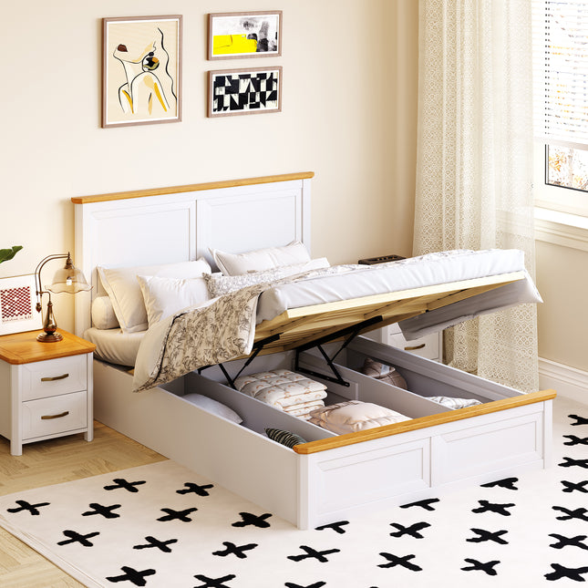 Stoven Gas-Lift Storage Bed Frame