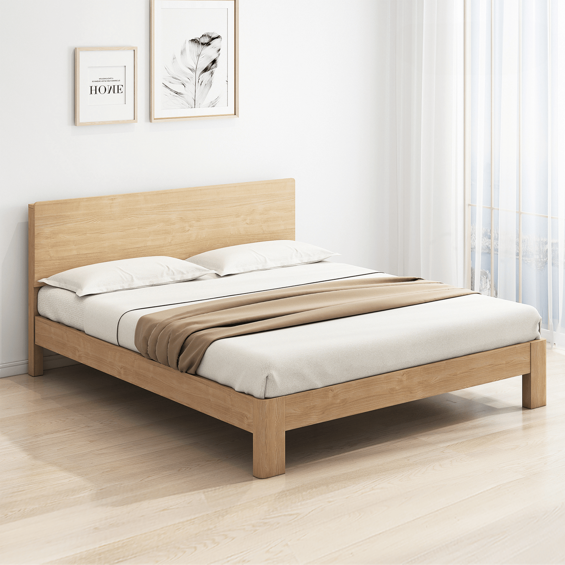 Modena Bed Frame, Oak - additional view 13