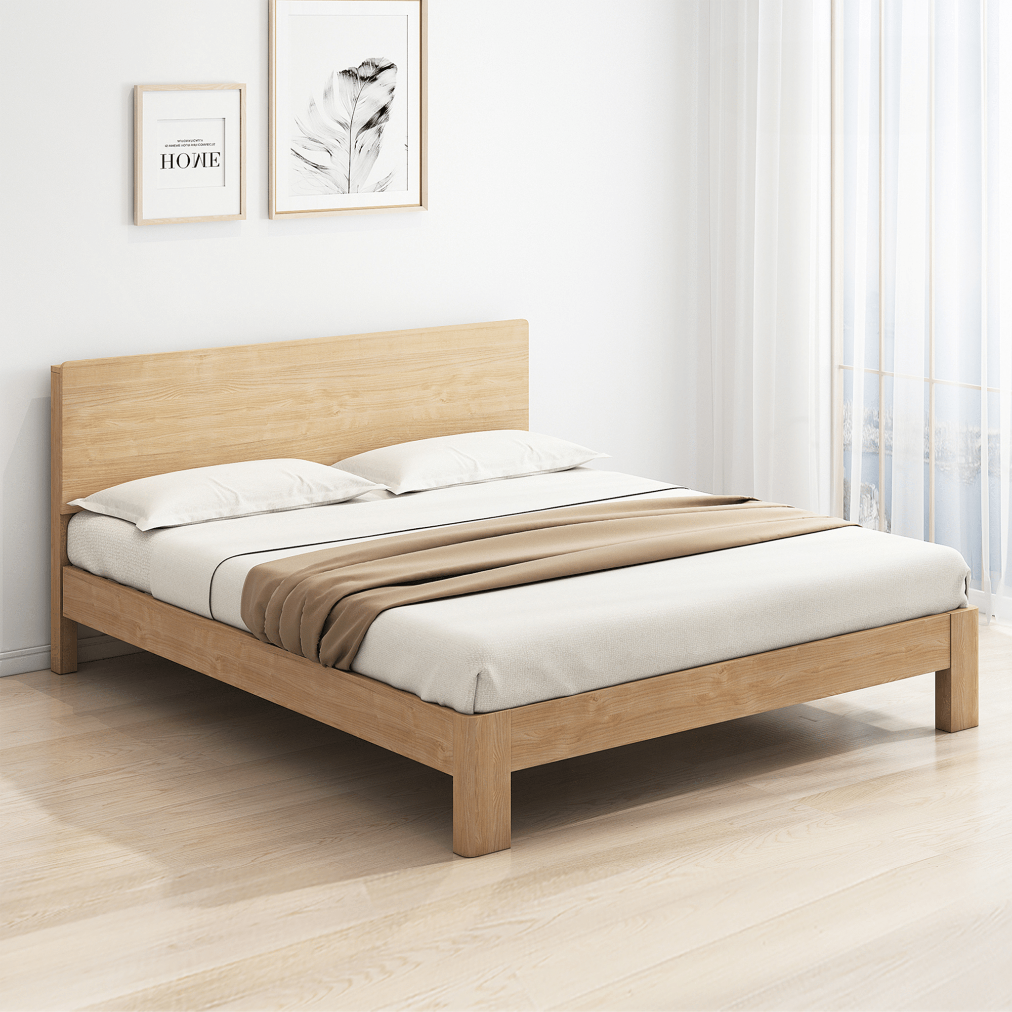 Modena Bed Frame, Oak - additional view 13