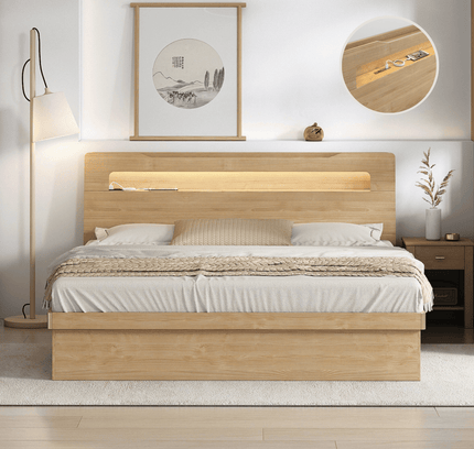 Doria Storage Bed + Mattress Set (Olympic Queen)