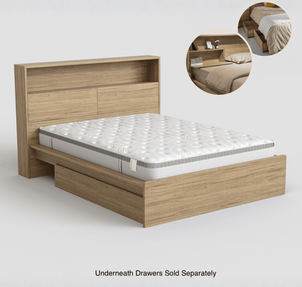 Platsa Storage Bed + Mattress Set (Olympic Queen)