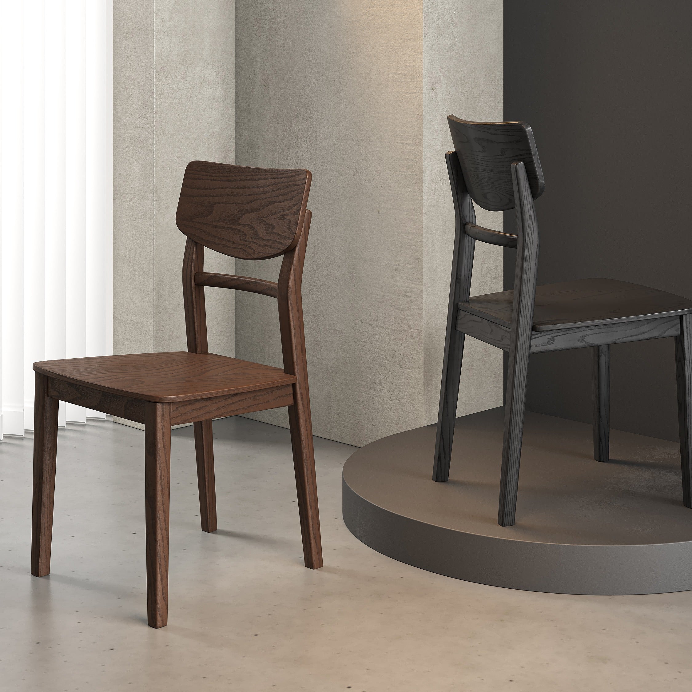 Arezzo Solid Wood Dining Chair - Set of 2