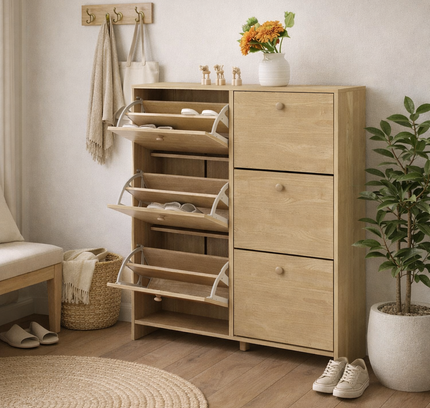 Sisco 6 drawer Shoe Cabinet