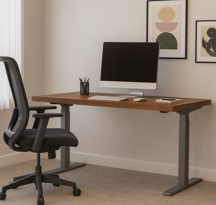 Asti Electric Standing Desk + Charging Ports - 1.6M