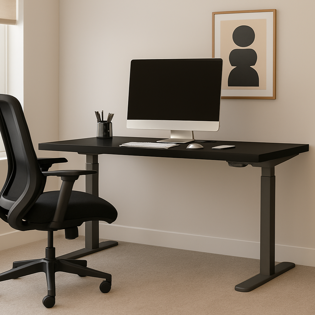 Asti Electric Standing Desk + Charging Ports - 1.4M