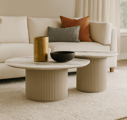 Bruil Coffee Table - Proferlo Furniture AustraliaE6060 - 80 - White/Grey - 2Proferlo Furniture AustraliaCoffee Table
