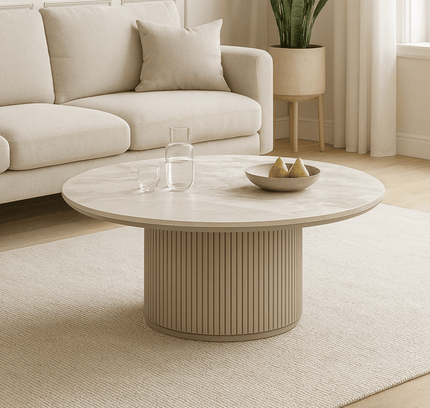 Bruil Coffee Table - Proferlo Furniture AustraliaE6060 - 80 - White/Grey - 2Proferlo Furniture AustraliaCoffee Table