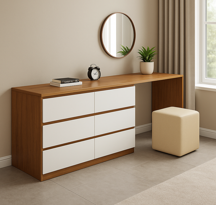 Polia Drawers Extension Table