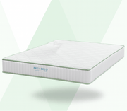 Iseo firm queen mattress with white quilted knit cover