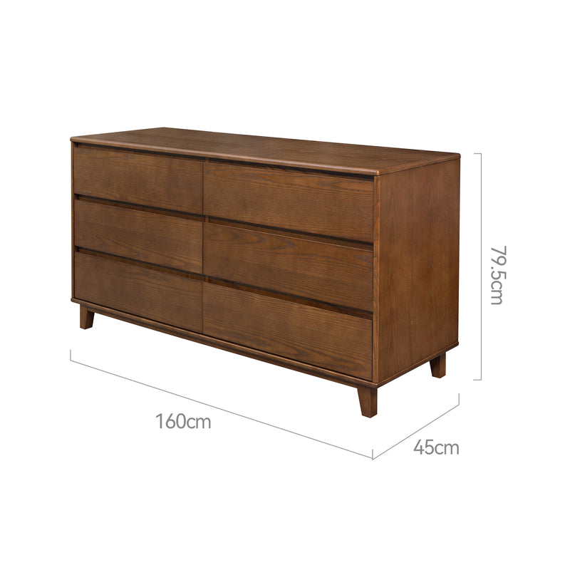 Arezzo 6 Drawers Chest