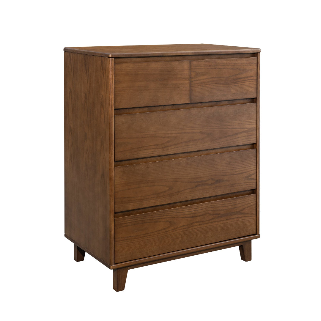 Arezzo 2 Over 3 Tallboy in Claro Walnut