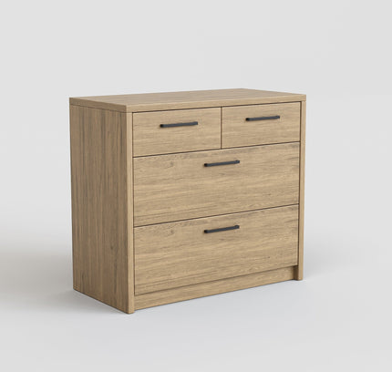 Platsa 4 Drawer Lowboy - Proferlo Furniture AustraliaG5012-4-M05SOA-2Proferlo Furniture AustraliaLowboy