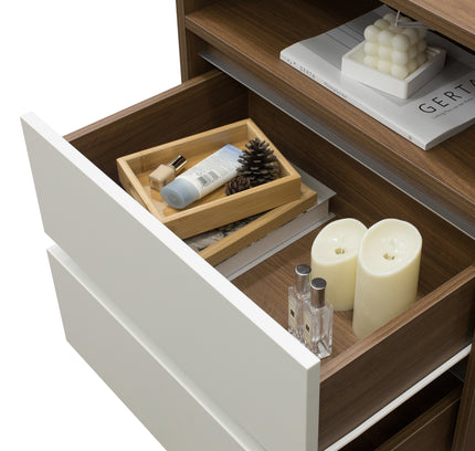 Polia 2 Drawer Compartment Lowboy