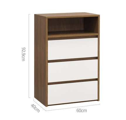 Polia 3 Drawer Compartment Lowboy