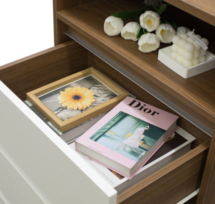 Polia 4 Drawer Compartment Tallboy