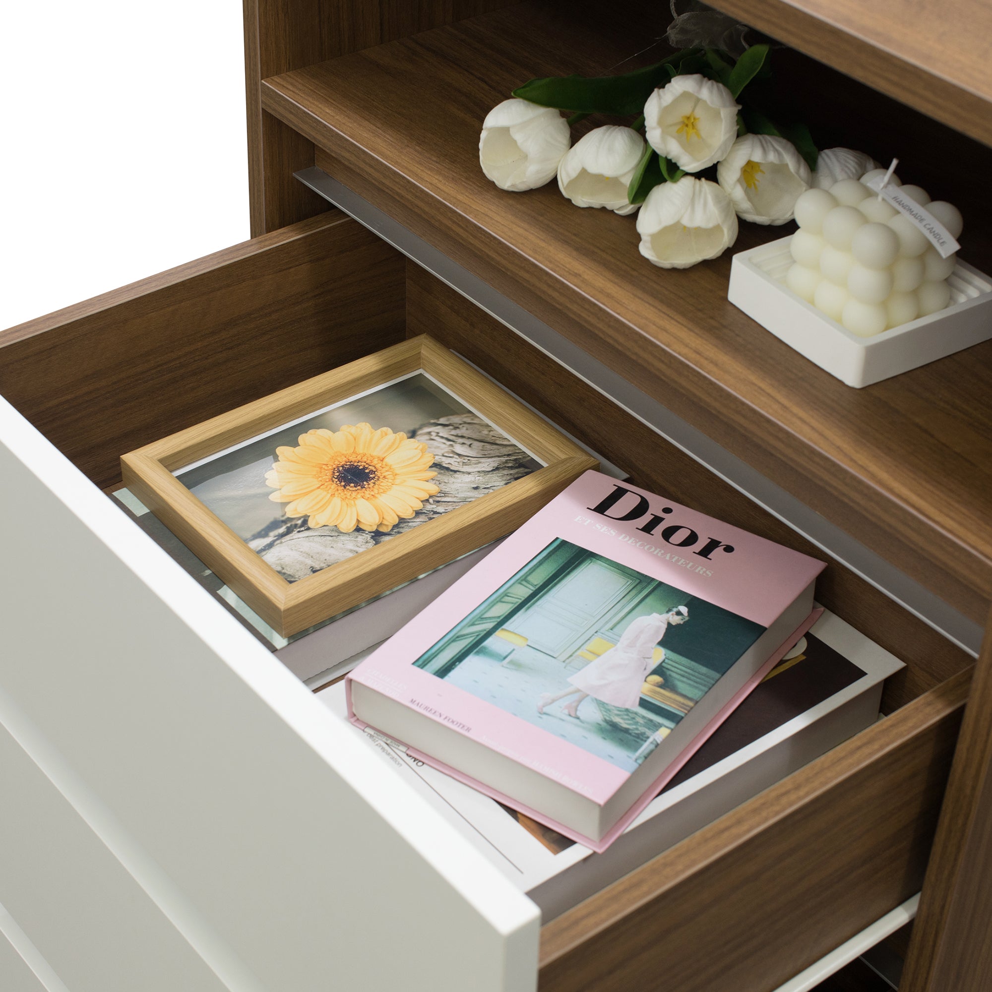 Polia 4 Drawer Compartment Tallboy - Proferlo Furniture AustraliaG5032 - 4 - M89/M11Proferlo Furniture AustraliaTallboy