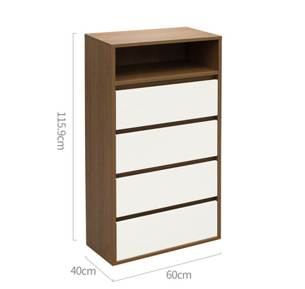 Polia 4 Drawer Compartment Tallboy