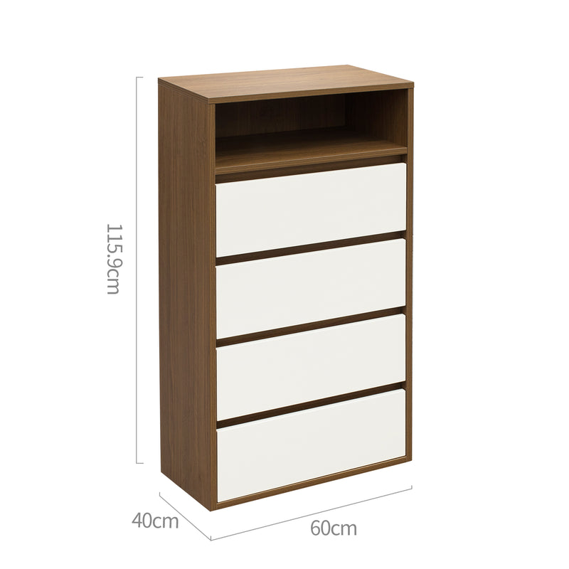 Polia 4 Drawer Compartment Tallboy