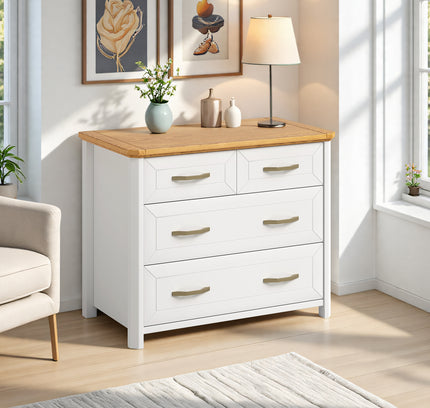 Stoven 4 Drawer Lowboy - Proferlo Furniture AustraliaG5046 - 4 - V33/V24Proferlo Furniture AustraliaLowboy