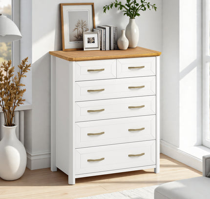 Stoven 6 Drawer Tallboy - Proferlo Furniture AustraliaG5046 - 6 - V33/V24Proferlo Furniture AustraliaTallboy