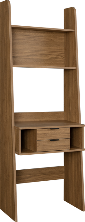 Polia 2 Drawer Office Desk with Shelf
