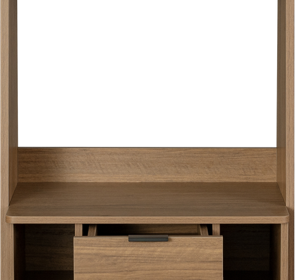 Polia 2 Drawer Office Desk with Shelf