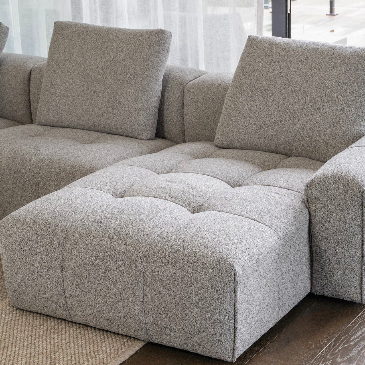 Bosa Lux Sofa with Adjustable Chaise - Proferlo Furniture AustraliaS9018 - 8108 - 18 - GRW - 3Proferlo Furniture AustraliaSofa