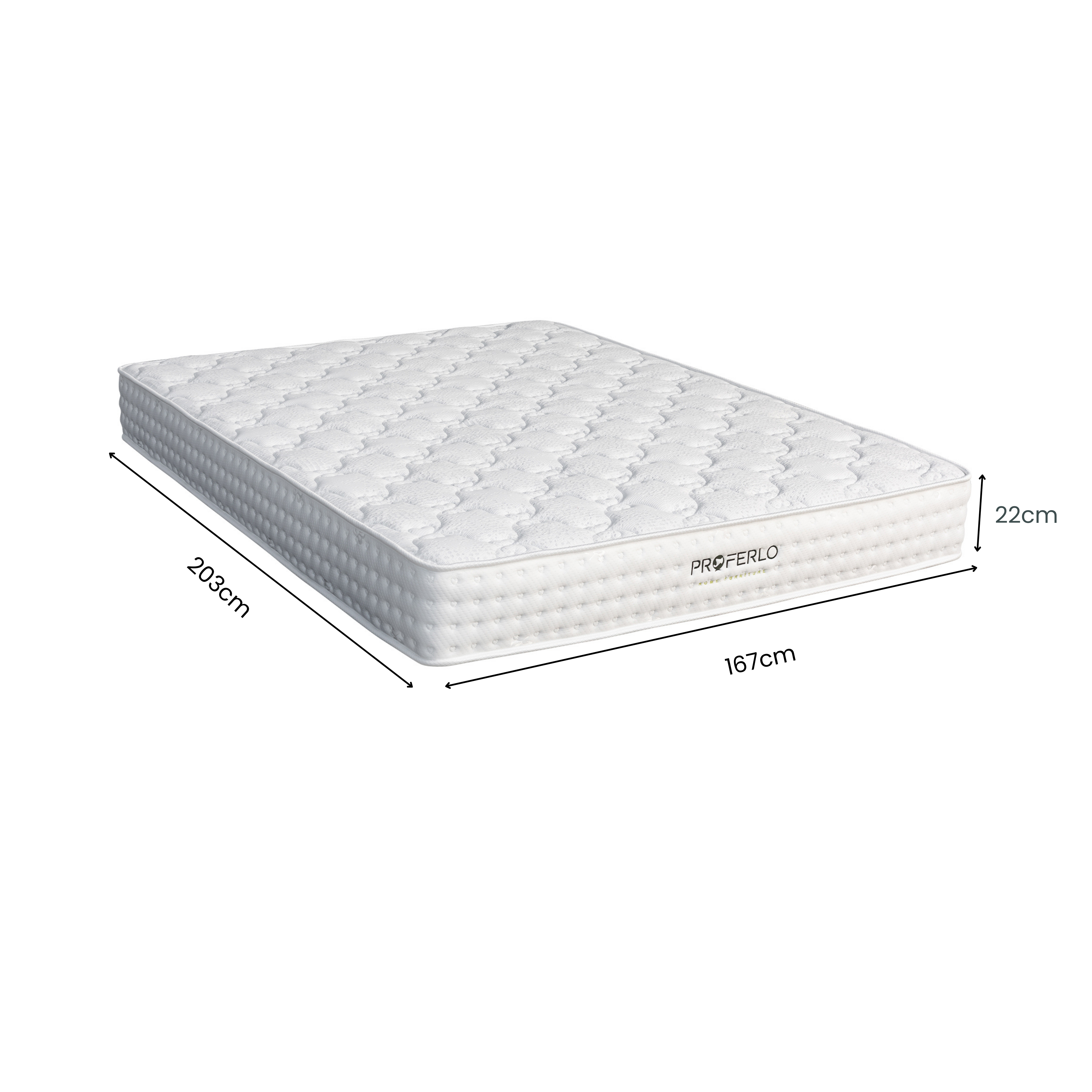 Polia Gas-Lift Storage Bed + Mattress Set (Olympic Queen)