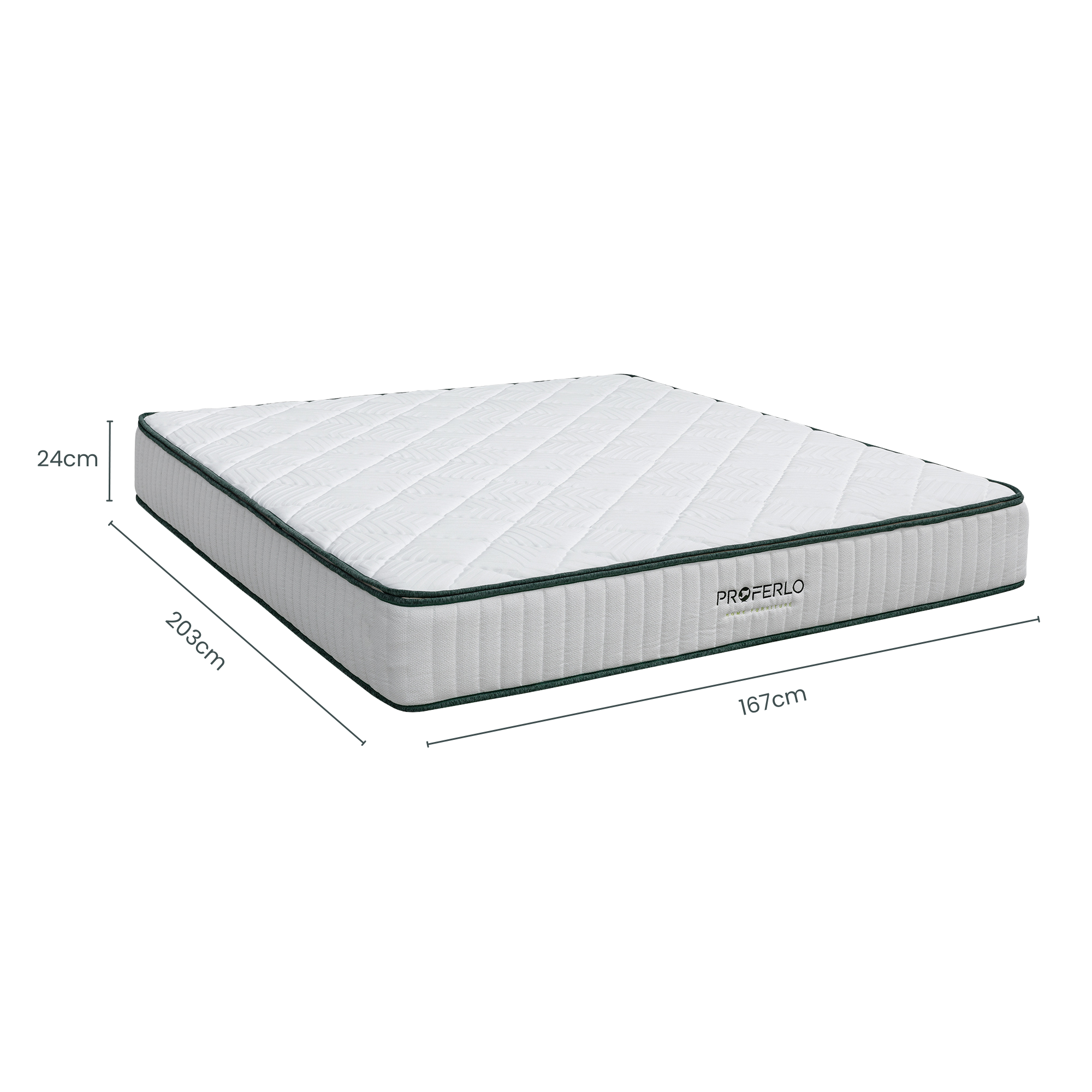 Arezzo Solid Wood Bed + Mattress Set (Olympic Queen)