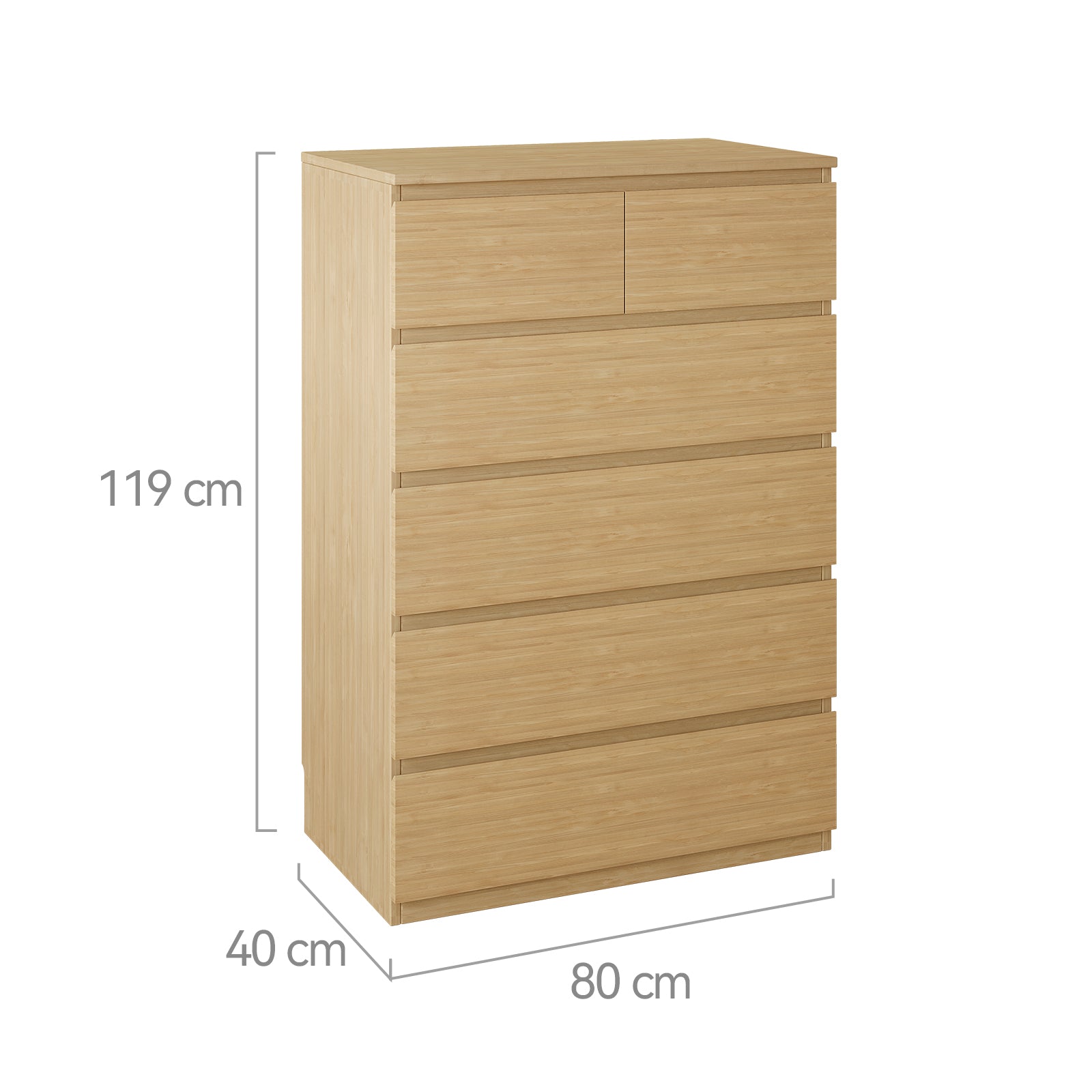 Sotta 6 Drawer Tallboy