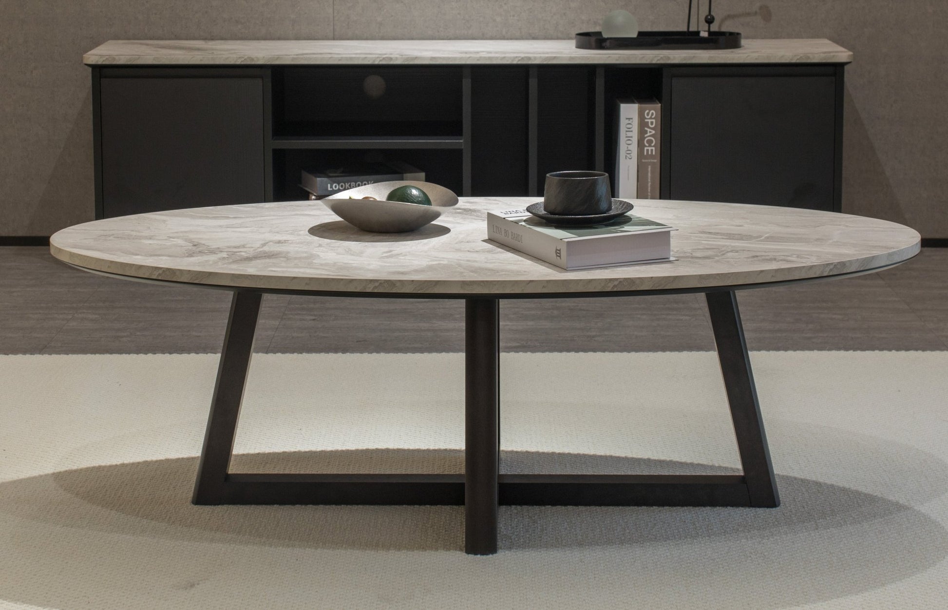 Morra oval - shaped Coffee Table - Proferlo Furniture AustraliaE6030 - 1307 - M64SSC/V31EBOProferlo Furniture AustraliaCoffee Table