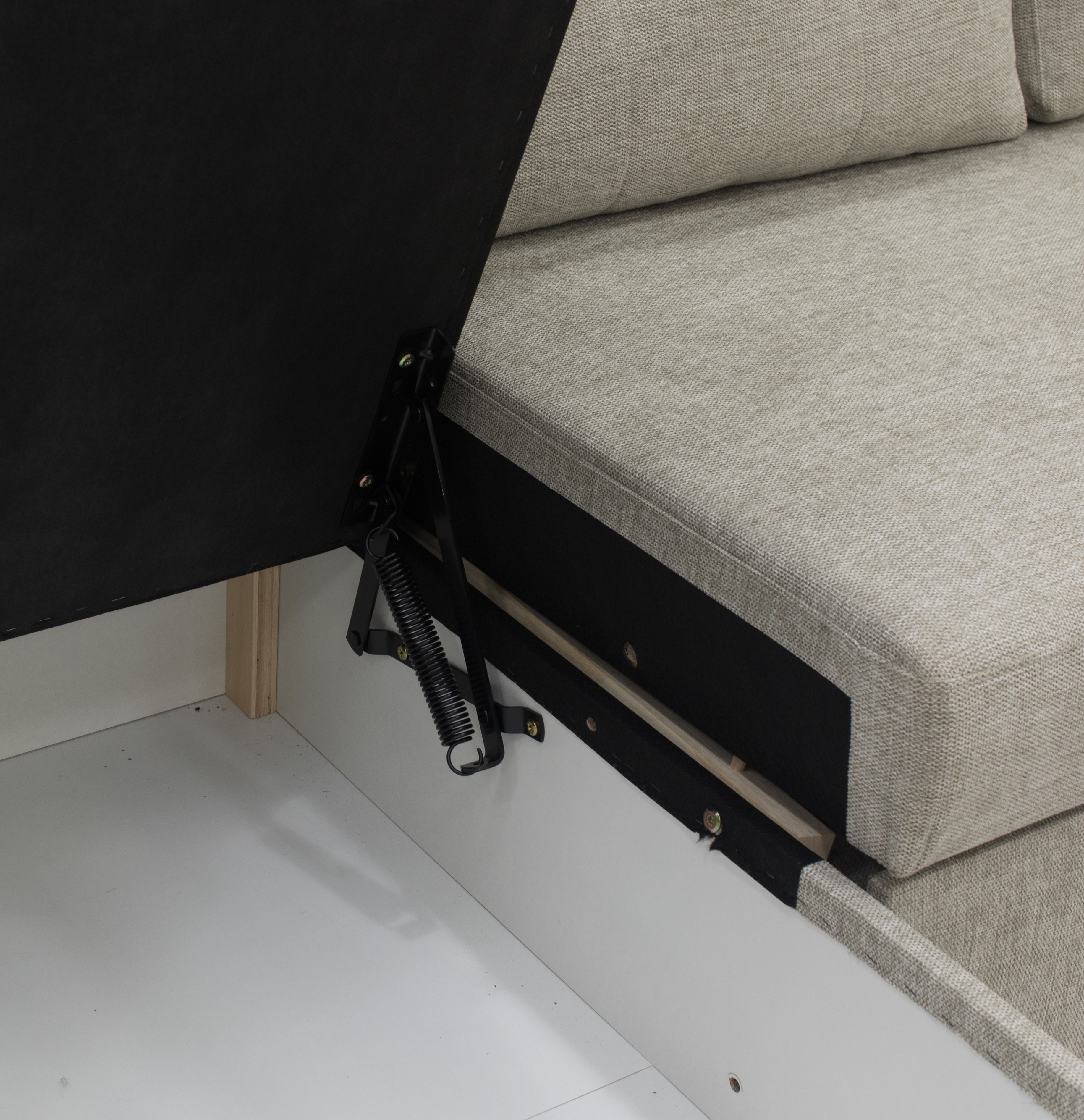 Nola 3 Seater Sofa Bed w/ Storage Chaise