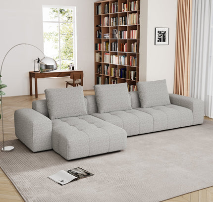 Bosa Lux Sofa with Adjustable Chaise - Proferlo Furniture AustraliaS9018 - 8108 - 18 - GRW - 3Proferlo Furniture AustraliaSofa