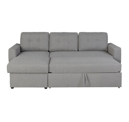 Nola 3 Seater Sofa Bed w/ Storage Chaise - Proferlo Furniture AustraliaS9024 - Beige - 4Proferlo Furniture AustraliaSofa