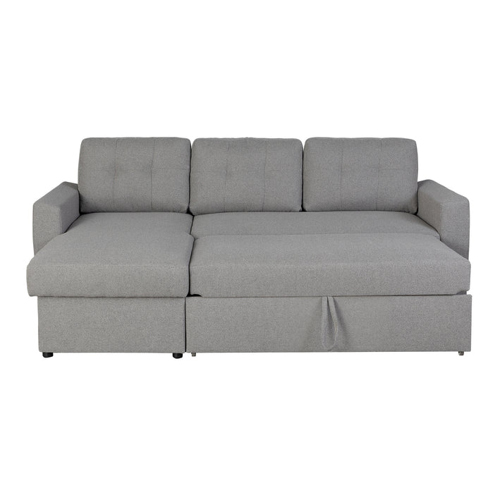 Nola 3 Seater Sofa Bed w/ Storage Chaise - Proferlo Furniture AustraliaS9024 - Beige - 4Proferlo Furniture AustraliaSofa