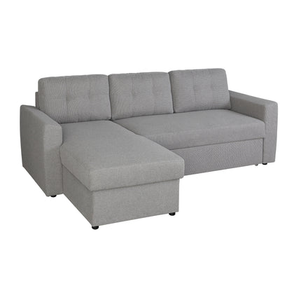 Nola 3 Seater Sofa Bed w/ Storage Chaise - Proferlo Furniture AustraliaS9024 - Beige - 4Proferlo Furniture AustraliaSofa