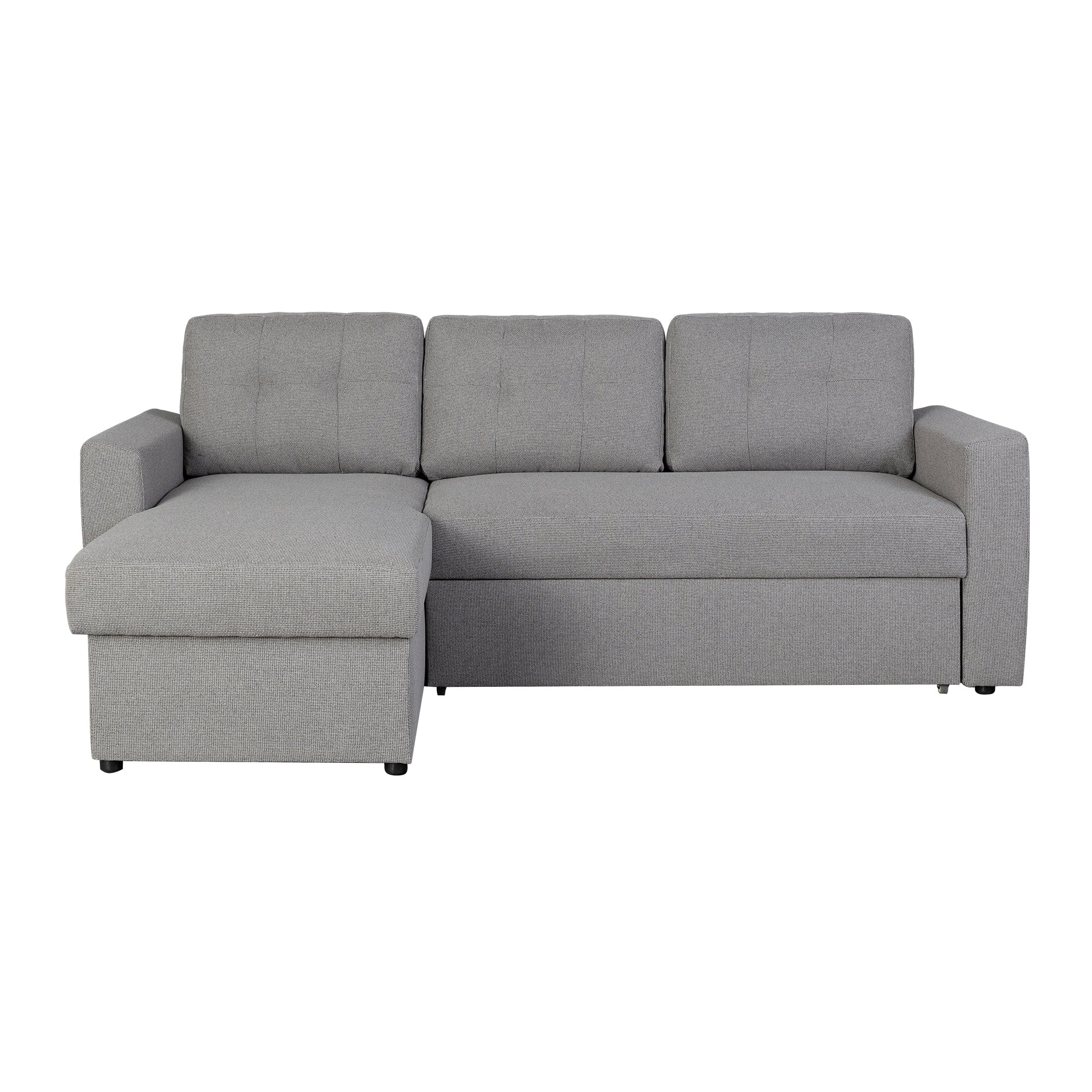 Nola 3 Seater Sofa Bed w/ Storage Chaise - Proferlo Furniture AustraliaS9024 - Beige - 4Proferlo Furniture AustraliaSofa